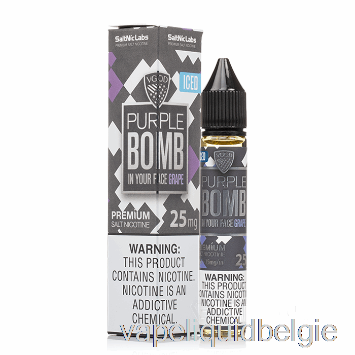 Vape Smaken Iced Purple Bomb - Vgod Salts - 30ml 25mg